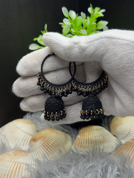 Jhumka Hoop Earrings
