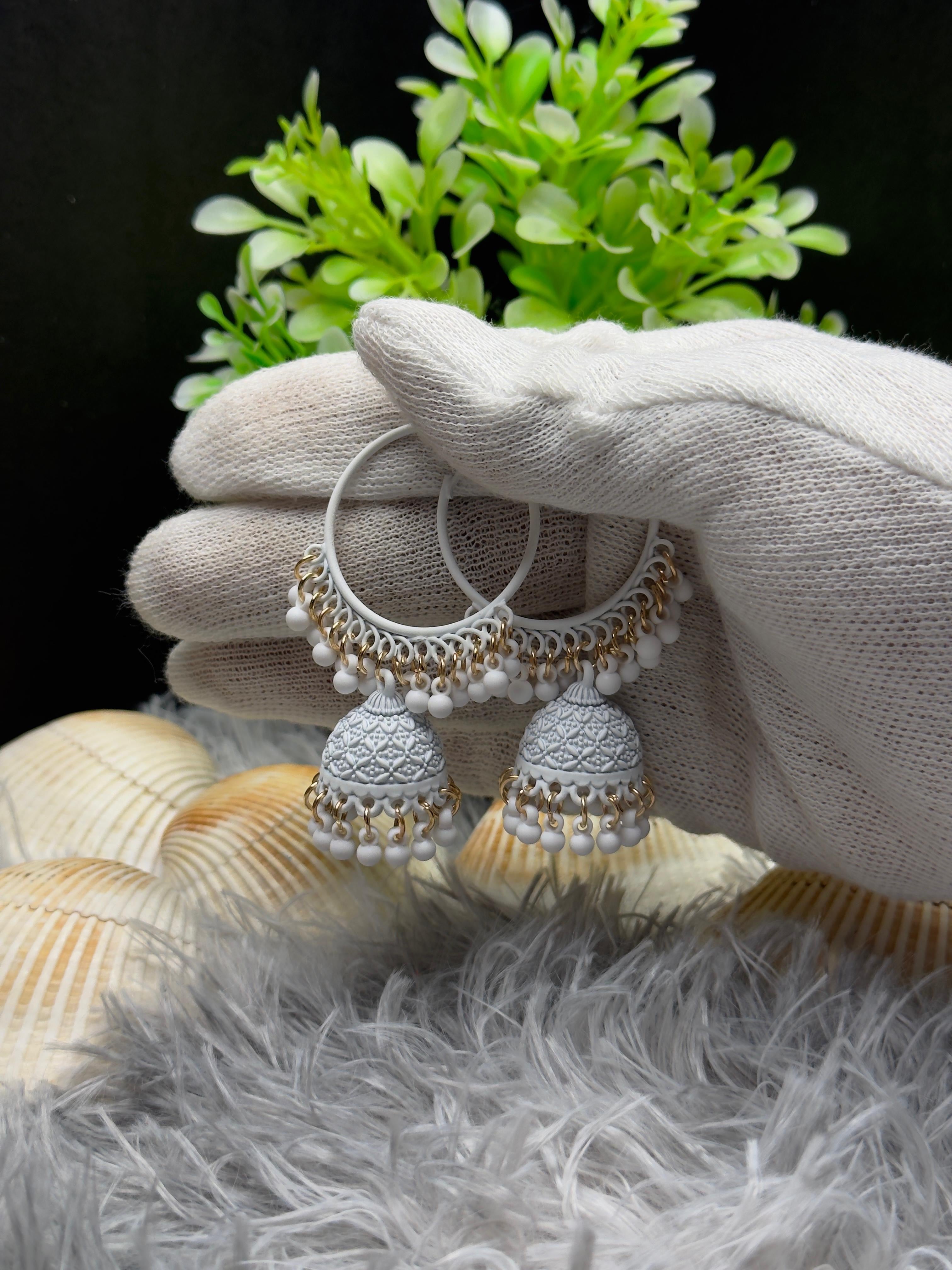 Jhumka Hoop Earrings