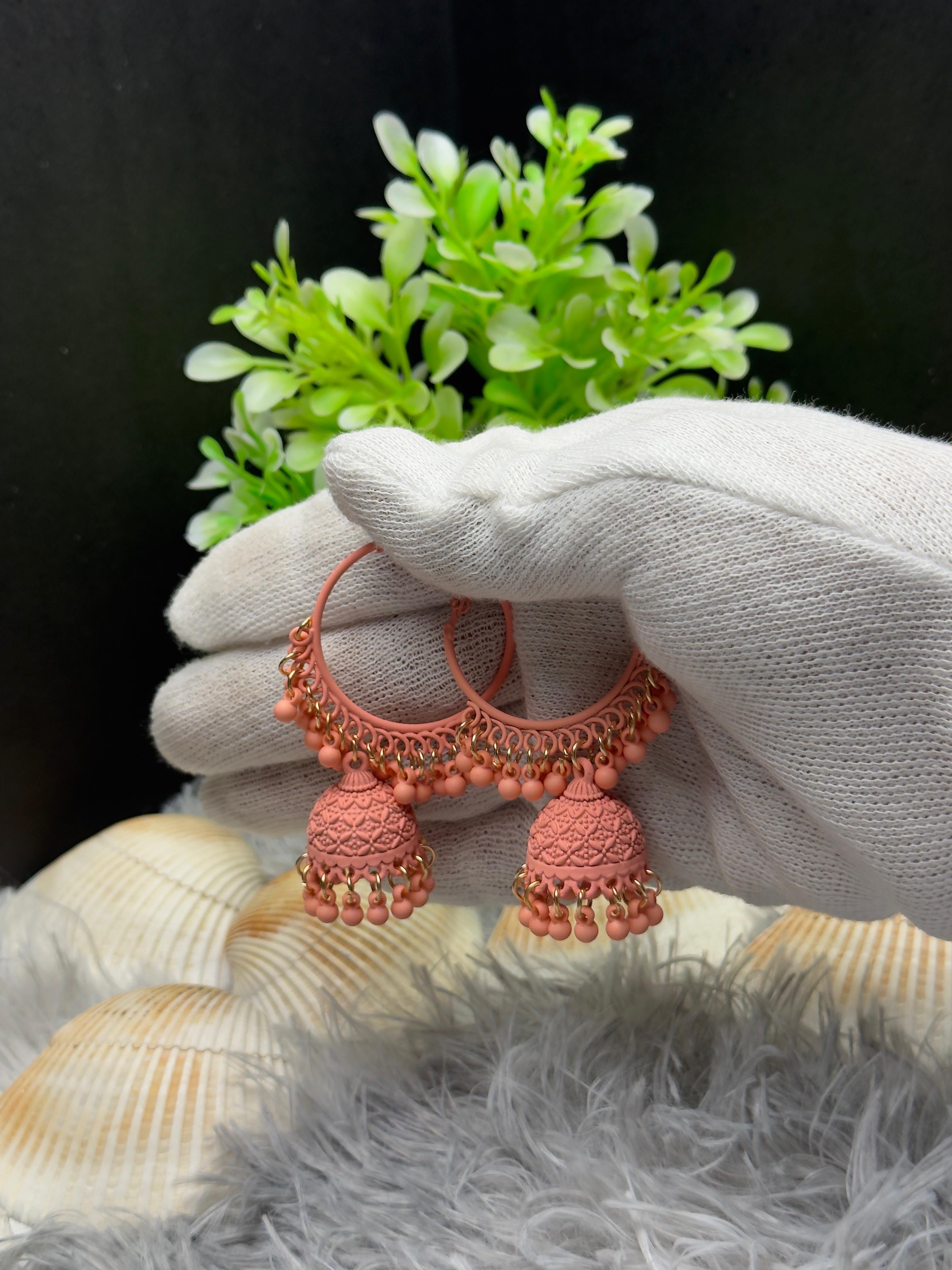 Jhumka Hoop Earrings